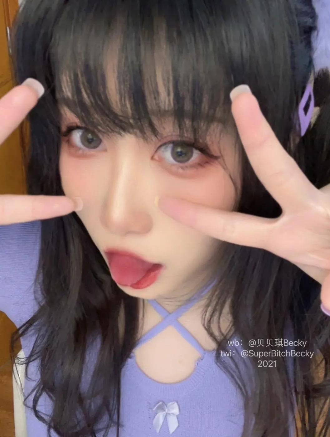 贝贝琪Becky – NO.019 对镜黑发辣妹 [105P]插图2